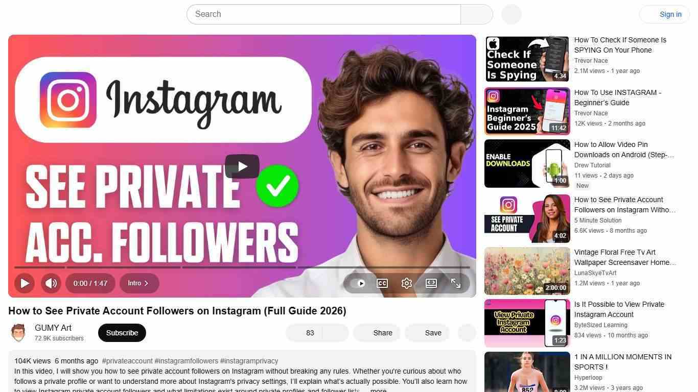 How to See Private Account Followers on Instagram (Full Guide 2026) - YouTube