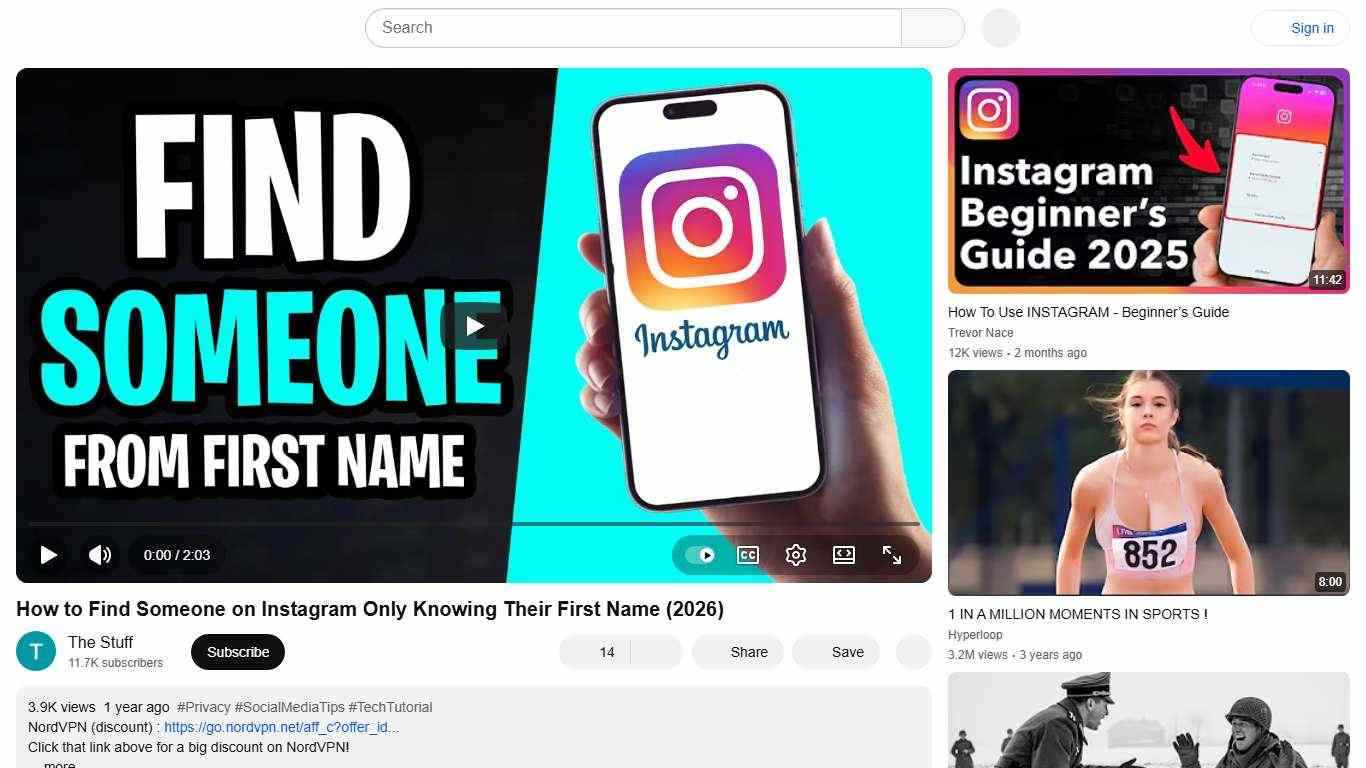 How to Find Someone on Instagram Only Knowing Their First Name (2026) - YouTube